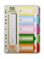Chia file giấy 5 lá không số