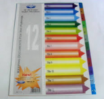 Chia file nhựa 12 có số