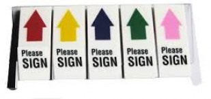 giấy note please sign
