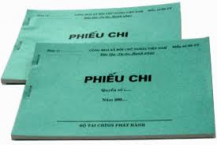 Phiếu thu, chi thường