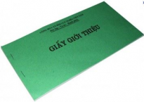 Giấy giới thiệu