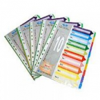 Chia file nhựa 10 lá có số
