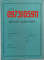 Sổ tay giáo viên 