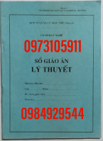 Sổ giáo án lý thuyết mẫu số 5