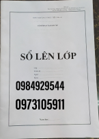 Sổ lên lớp mẫu số 5