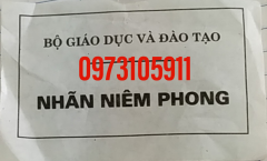 Nhãn niêm phong của bộ GD&ĐT