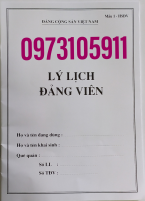 Lý lich đảng viên