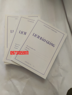 Lịch báo giảng