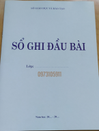 Sổ ghi đầu bài